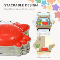 ZONEKIZ Kids Stepping Stones 9PCs River Stones for Indoors Outdoors