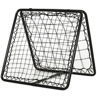 HOMCOM Adjustable Angle Rebounder Football Baseball Training Set All Weather Double Sided