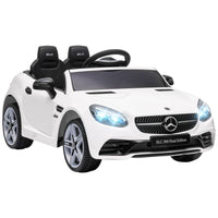 Mercedes Benz SLC 300 12V Kids Electric Ride On Car with Remote Control Music WHITE