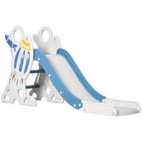 AIYAPLAY Baby Slide Freestanding Slide for Kids 1.5-3 Years Space Theme Blue