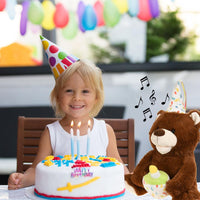 Make A Wish Happy Birthday Singing Bear Musical Teddy