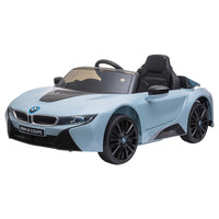 Licensed BMW I8 Coupe Kids Ride-On Car 6V with Remote Lights Horn Music