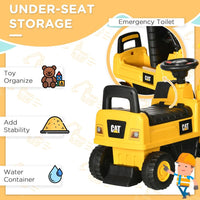 CAT Licensed Kids Construction Ride-On Digger with Shovel for 1-3 Years