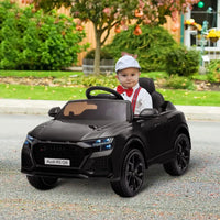Audi RS Q8 6V Kids Electric Ride On Car Toy with Remote USB MP3 Bluetooth BLACK
