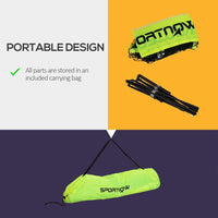 SPORTNOW 4m Badminton Net Adjustable Sports Net for Tennis Volleyball