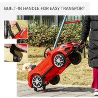 HOMCOM 6V Licensed Mercedes Benz Kids Ride On Car with Remote Light Music Red