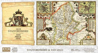 Staffordshire Historical Map 1000 Piece Jigsaw Puzzle (1610)