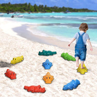 ZONEKIZ 9PCs Kids Stepping Stones with Anti-Slip Edge Indoor and Outdoor
