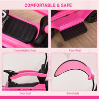Mercedes Benz G350 Ride-on Sliding Car Floor Slider Stroller Kids Vehicle Pink