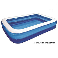 Jilong XL Rectangular Inflatable Swimming Paddling Pool Outdoor Garden Family Fun