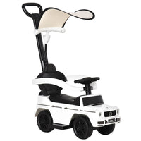 MERCEDES Benz G350 Ride-on Sliding Car Floor Slider Stroller Kids Vehicle White