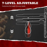 SPORTNOW Adjustable Speed Bag Platform, Wall Mount Punching Bag Training Kit