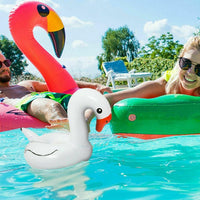 Soundz Waterproof Inflatable Flamingo Bluetooth Speaker Bath Pool WHITE