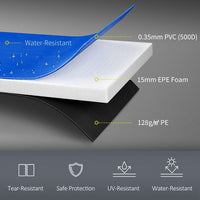 8FT Trampoline Pad PVC Replacement Safety Surround Spring Cover Padding
