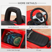 Mercedes Benz G350 Kids Ride on Sliding Car with Under Seat Storage No Power RED
