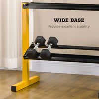 SPORTNOW Dumbbell Rack Stand Weight Storage Organiser Holder for Home Gym