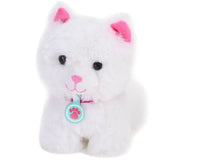 Plush Kitty Cat Carrier & 8 Interactive Accessories 18 inch Baby Dolls Soft Cuddly