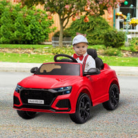 Audi RS Q8 6V Kids Electric Ride On Car Toy with Remote USB MP3 Bluetooth RED