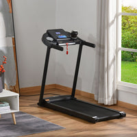 HOMCOM Treadmill 1.5HP Electric Motorised Running Machine with LED Display