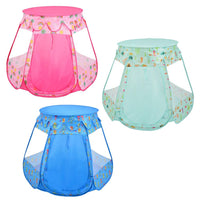 SOKA Playhouse Tent Pop Up Indoor Outdoor Garden Playhouse with 100 Coloured Balls