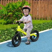 AIYAPLAY Baby Balance Bike Training Bike with Adjustable Seat and Handlebar Green