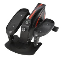 HOMCOM Mini Elliptical Bike LCD Monitor Anti-Slip Pedals Adjustable Resistance