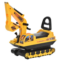 HOMCOM Ride On Excavator Toy Tractors Digger Movable Walker Construction Truck