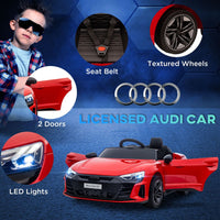 Audi RS e-tron GT Licensed 12V Kids Electric Ride on with Remote RED