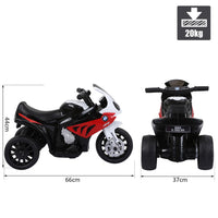 BMW Licensed Electric Kids Ride on Motorcycle with Headlights Music RED