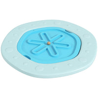 ZONEKIZ 2 in 1 Balance Board Kids Wobble Board with Ball Blue