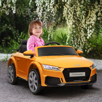 Audi TT RS 12V Battery Licensed Ride-On Car with Removable Highlights MP3 Player