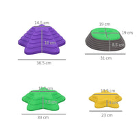 ZONEKIZ Kids Stepping Stones 11 Pieces Balance River Stones for Obstacle Course