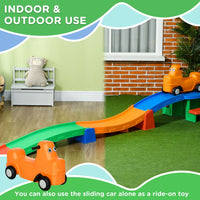 AIYAPLAY 3(m) Up and Down Rollercoaster for Kids with Non-Slip Steps for Ages 2-5 Years