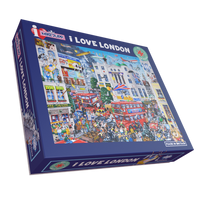Mike Jupp I Love London 1000 Piece Jigsaw Puzzle