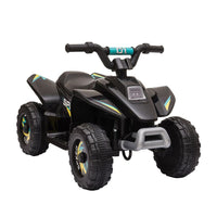 HOMCOM 6V Kids Electric Ride on Car with Big Wheels 18-36 Months Toddlers Black