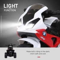 BMW Licensed Electric Kids Ride on Motorcycle with Headlights Music RED