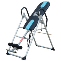 HOMCOM Foldable Therapy Gravity Inversion Table AB Exercise Bench Home Fitness