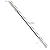 Barbell Bar for 2" 5cm Weight Plates Home Gym Weight Lifting Bar 210cm 20kg