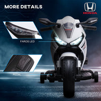 Honda CBR1000RR Licensed 6V Kids Electric Motorbike Ride On Car for 3-5 Years WHITE