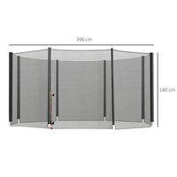 HOMCOM 13FT Trampoline Replacement Safety Net Enclosure Surround