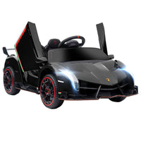 Lamborghini Veneno Licensed Electric Ride-on Car with Remote BLACK