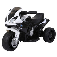 HOMCOM Electric Kids Ride on Motorcycle BMW Liscensed Headlights Music Black