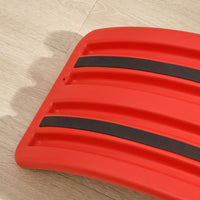 ZONEKIZ Balance Board Kids Wobble Board Stepping Stone Montessori Toy 3-6 Years RED
