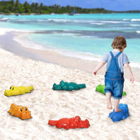 ZONEKIZ 6PCs Kids Kids Stepping Stones with Anti-Slip Edge Indoor and Outdoor