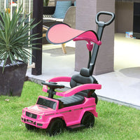 Mercedes Benz G350 Ride-on Sliding Car Floor Slider Stroller Kids Vehicle Pink