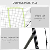 Rebounder Net Aid Multi-Sports Baseball Goal Play Teens Adults Softball Training