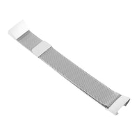 Aquarius Milanese Replacement Strap Band Compatible With Fitbit Charge 2 Silver