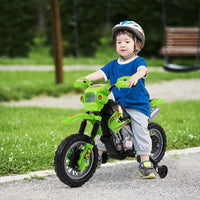 HOMCOM 6V Kids Electric Motorbike Motorcycle Ride On for 3-6 Years GREEN