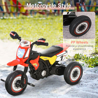 HOMCOM Toddler Pedal Tricycle Ride-On Learning Music Lights 18-36 Months Red