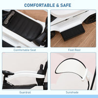 MERCEDES Benz G350 Ride-on Sliding Car Floor Slider Stroller Kids Vehicle White